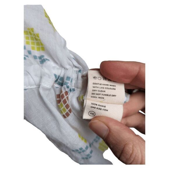 Innika Choo pip tork floral cross stitch‎ printed peplum top size 2 - Picture 6 of 7